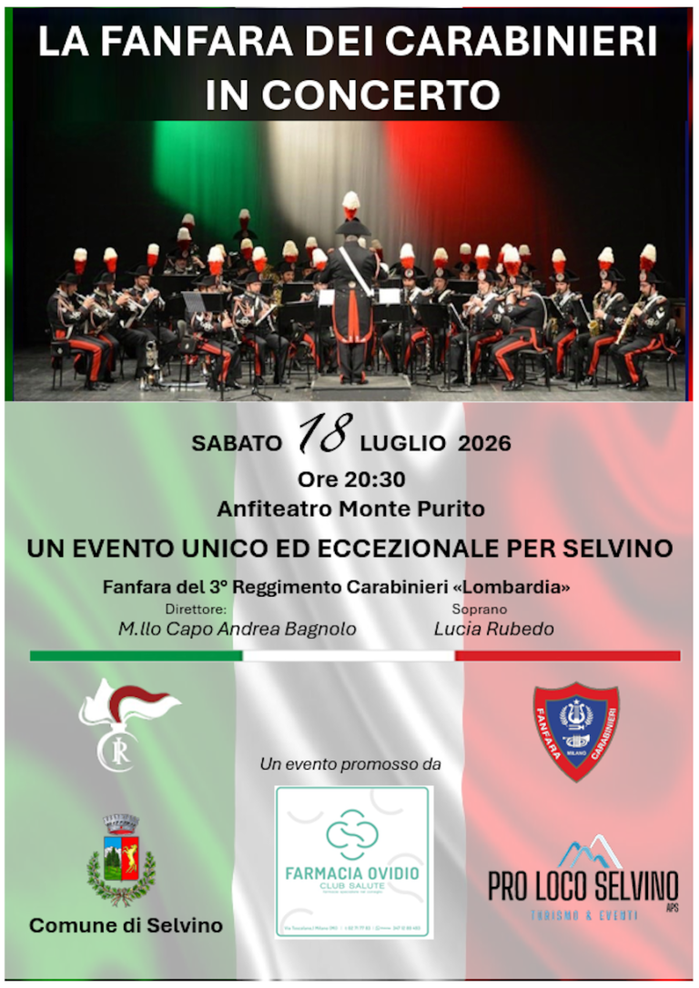 LA FANFARA DEI CARABINIERI IN CONCERTO