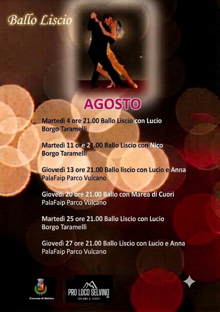 Ballo liscio Agosto