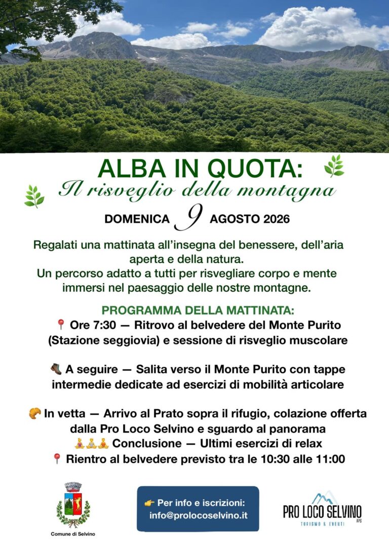 Alba in quota